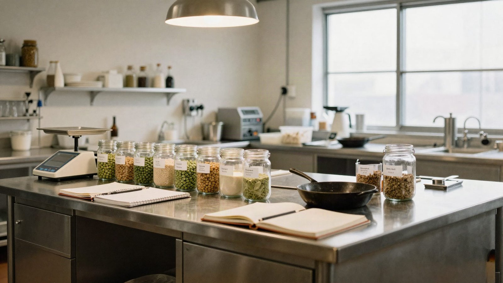 In the development kitchen